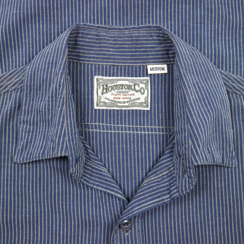 Houston Stripe Work Shirt Long-sleeve Size S