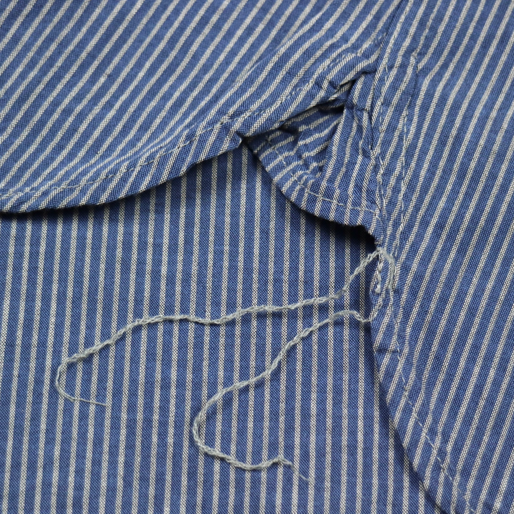 Houston Stripe Work Shirt Long-sleeve Size S