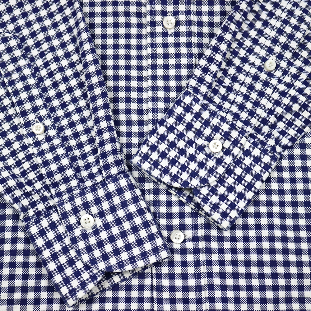 Tomorrowland Japan Navy Check Shirt Size M