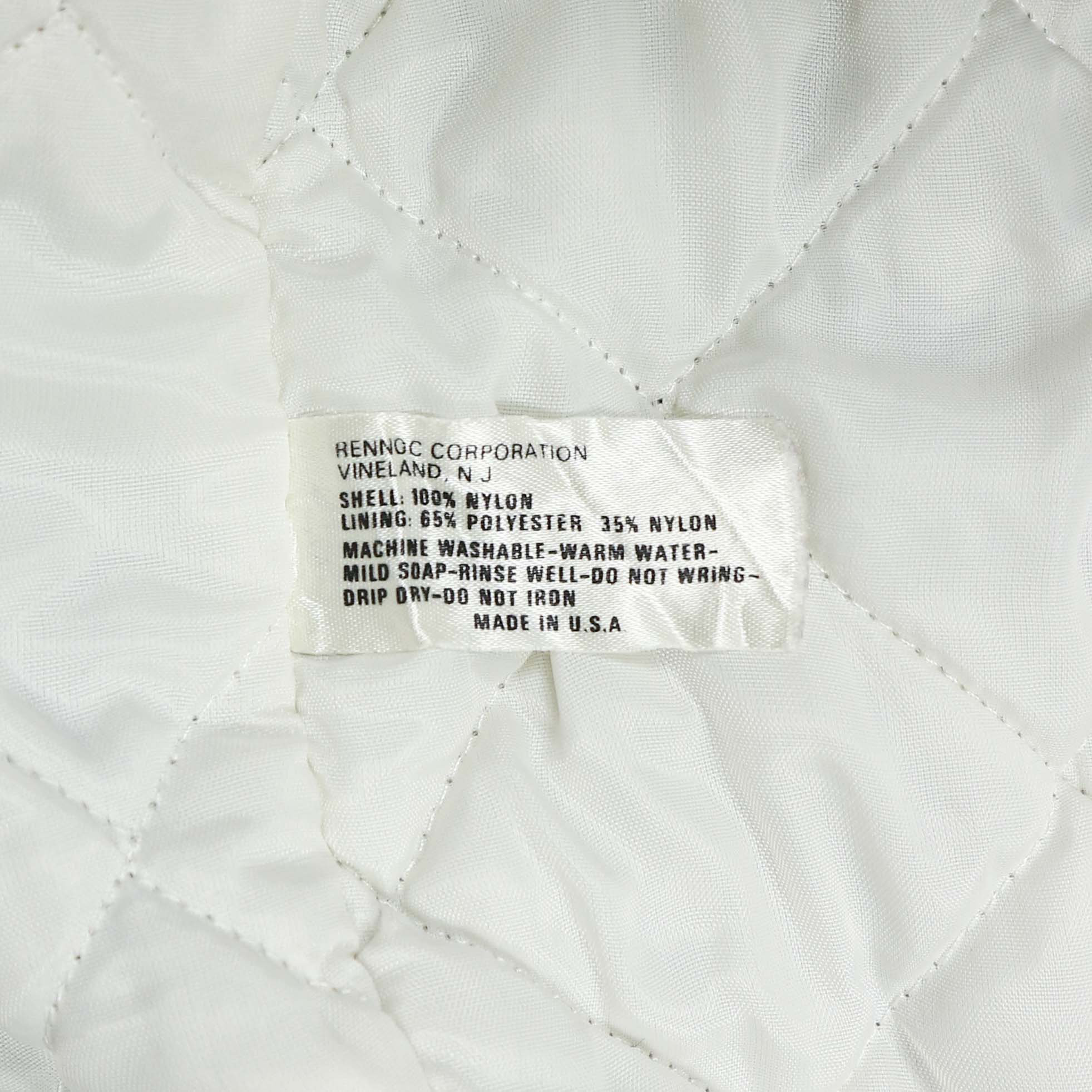 Vtg Rennoc Made in USA Trucker Team Jacket Size L