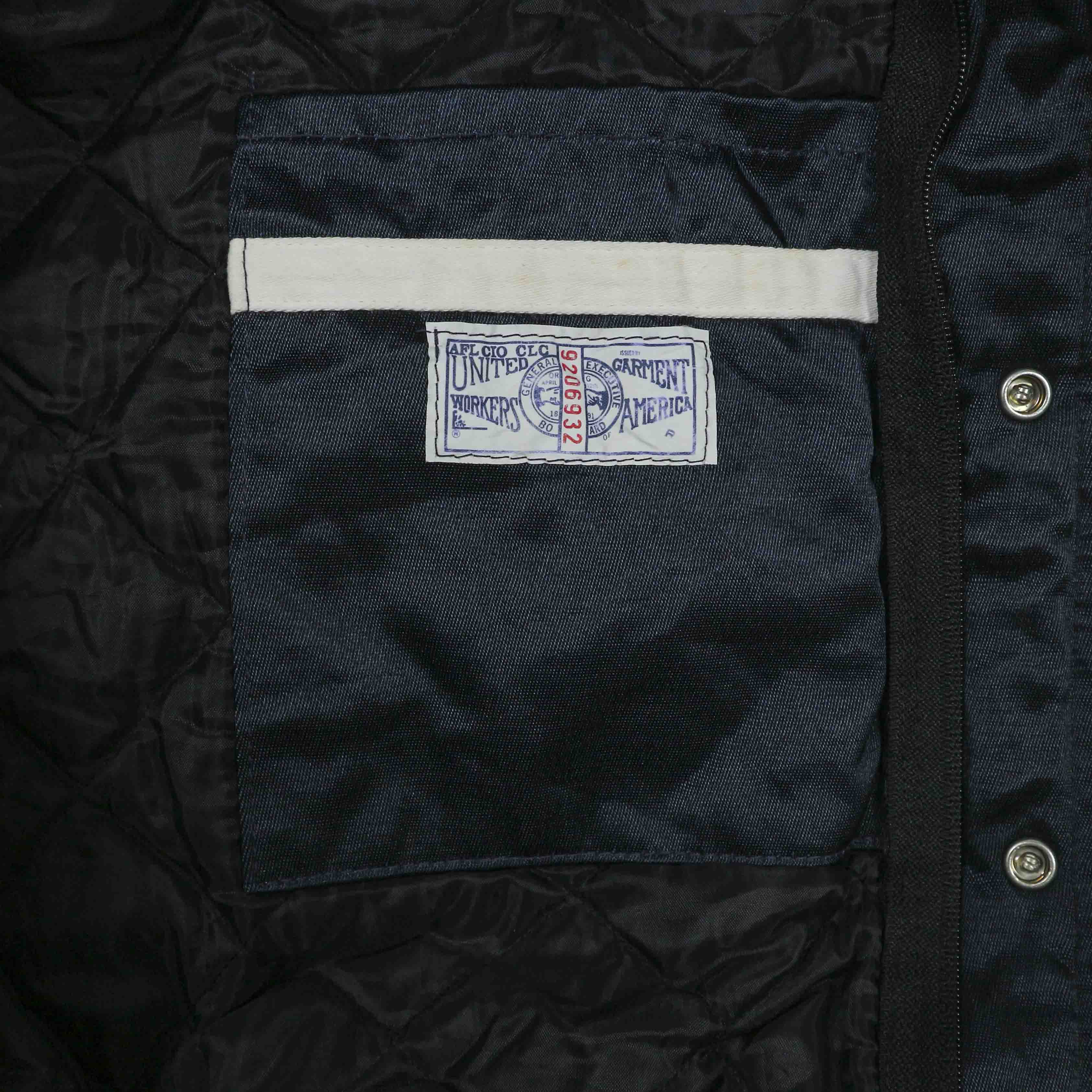 Vtg USA Union Label Amoco Fire Team Jacket Size XL