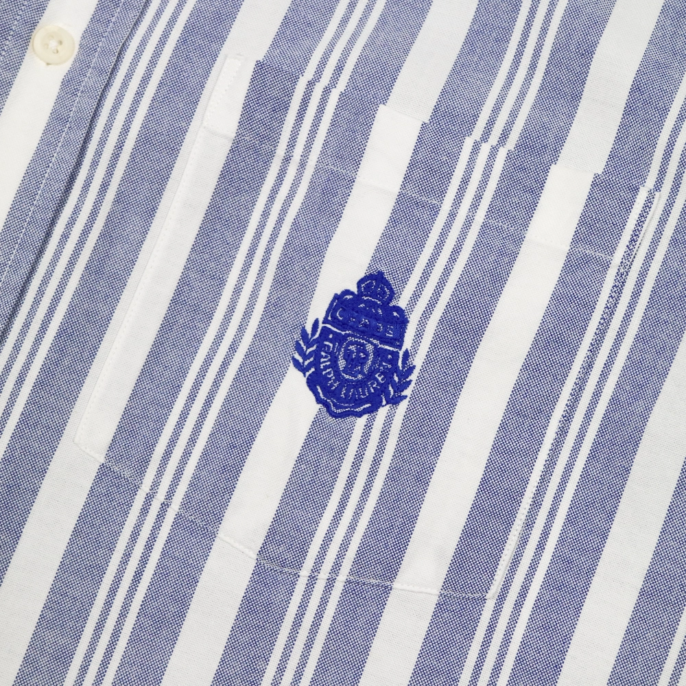 Chaps Ralph Lauren Oxford Stripe Shirt Size L