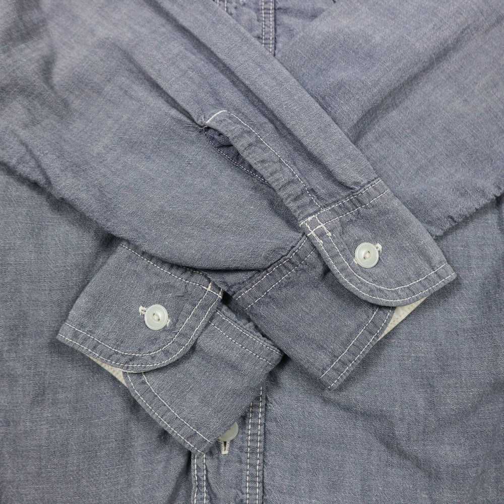 Momotaro Japan Made Chambray Work Shirt Size M