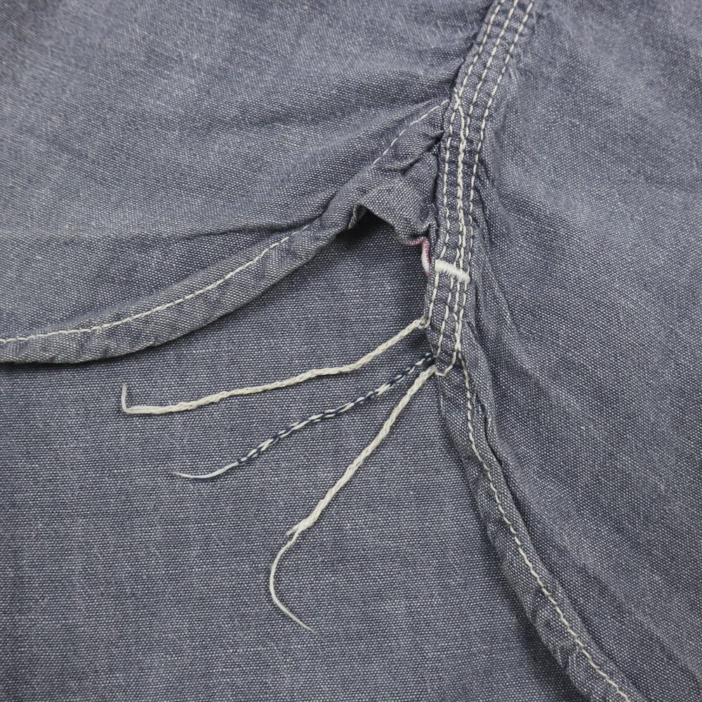 Momotaro Japan Made Chambray Work Shirt Size M
