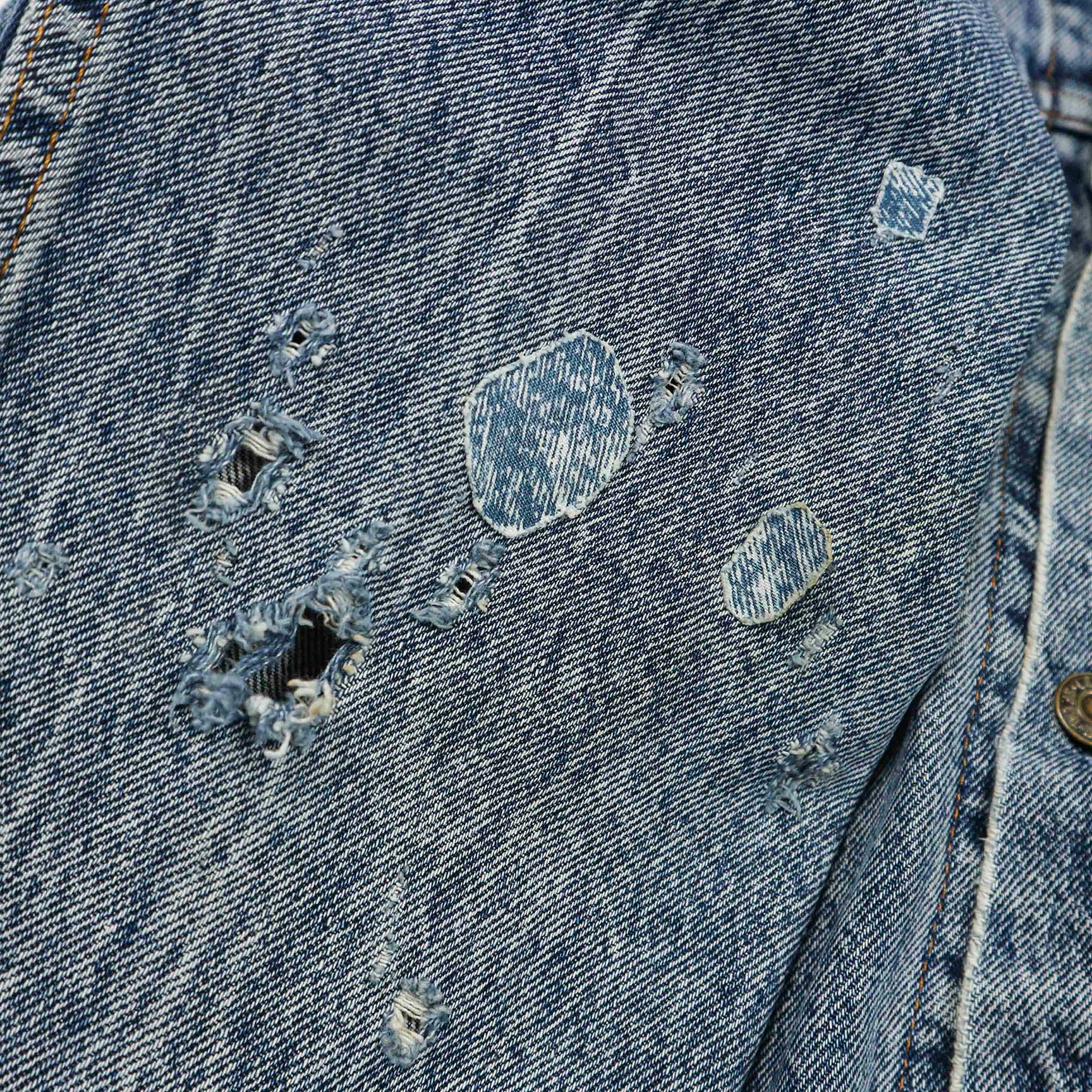 Vintage 80s Levi's USA Stonewash Trucker Denim Jacket Size L