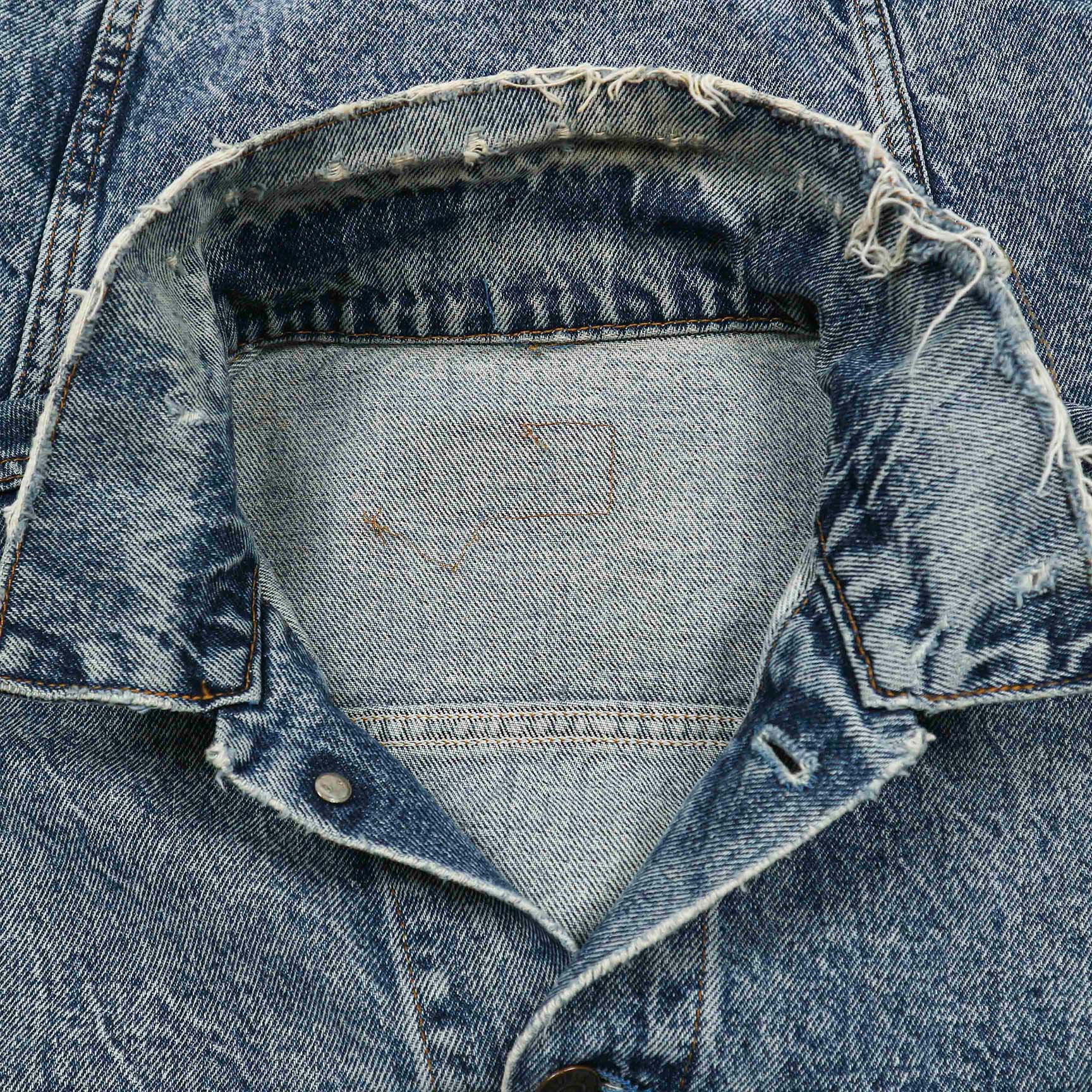 Vintage 80s Levi's USA Stonewash Trucker Denim Jacket Size L