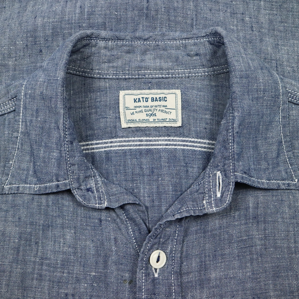 Kato Teamkit Japan Hemp Work Shirt Size XS