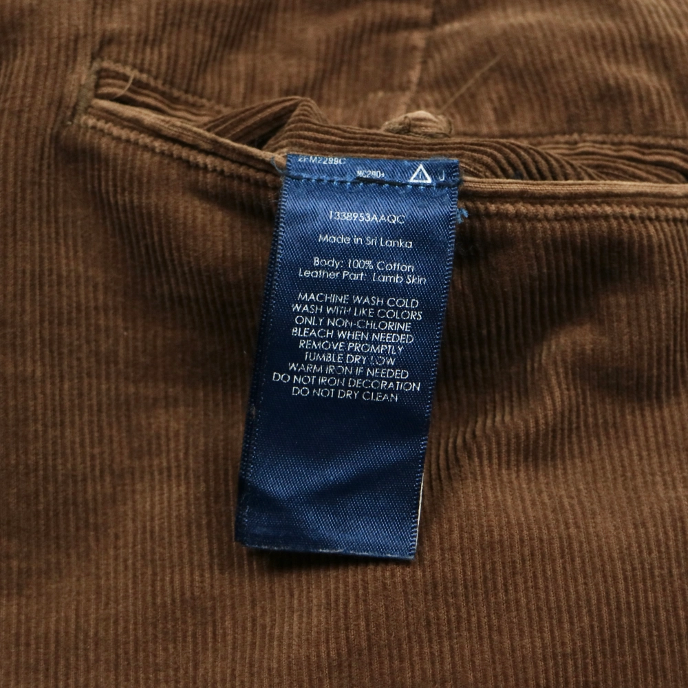 Polo Ralph Lauren Brown Corduroy Pants Size 36