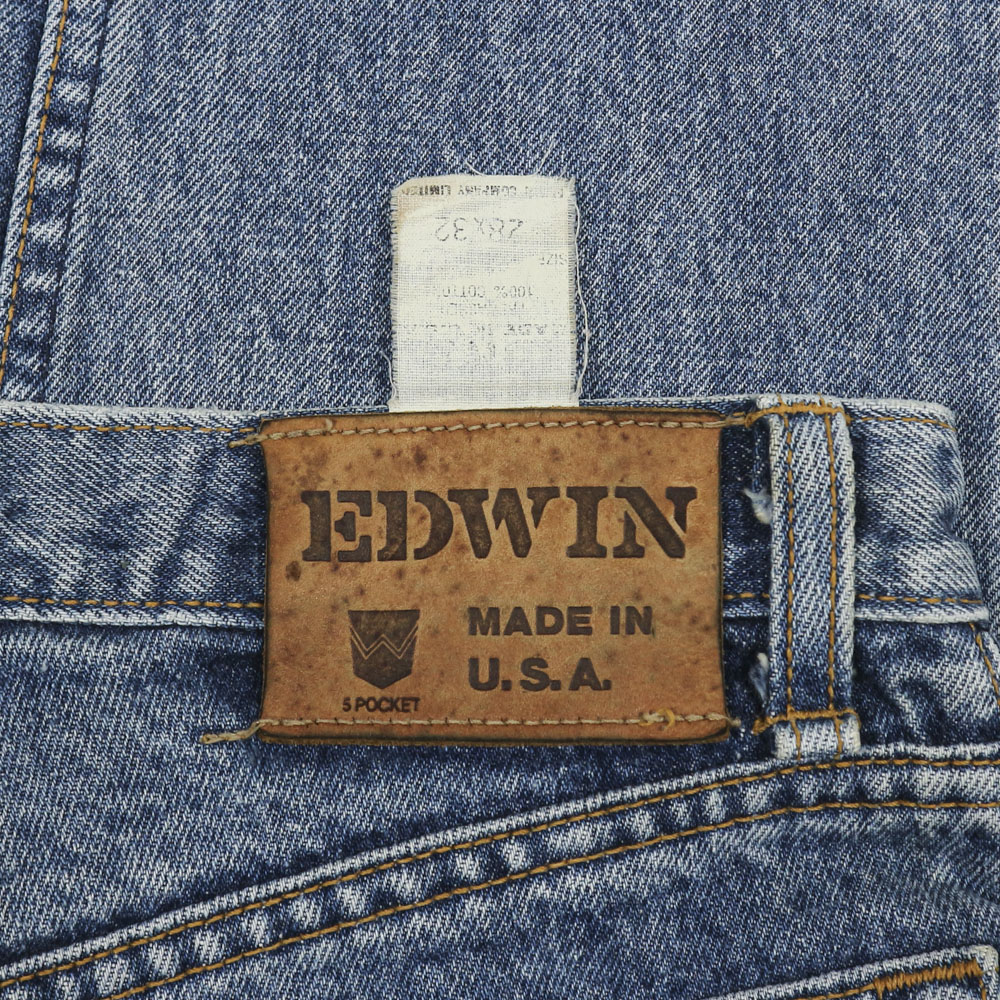 Vtg Edwin Made in USA Denim Jeans Size 27