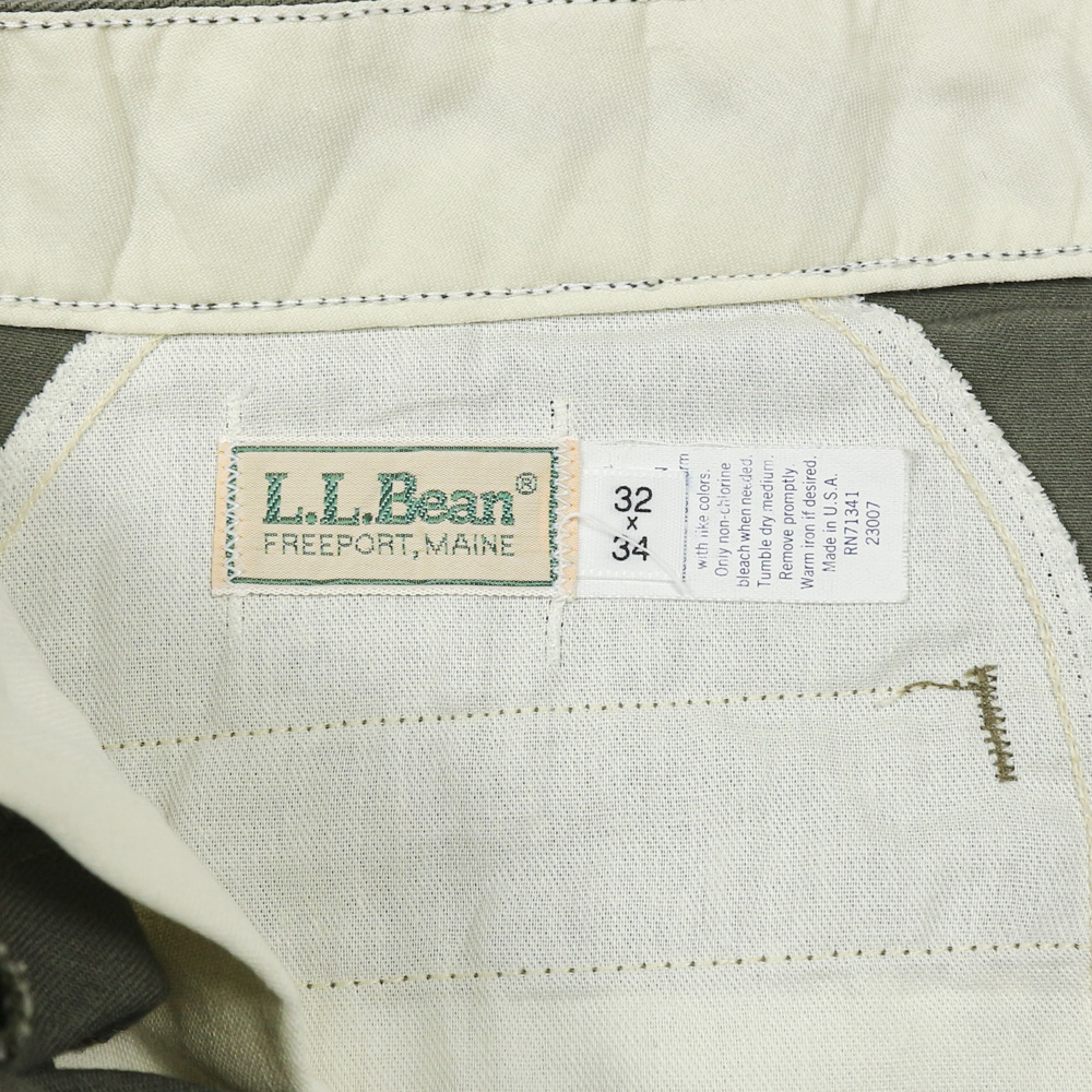 Vtg 80s L.L.Bean USA Made Pleated Trousers Size 31