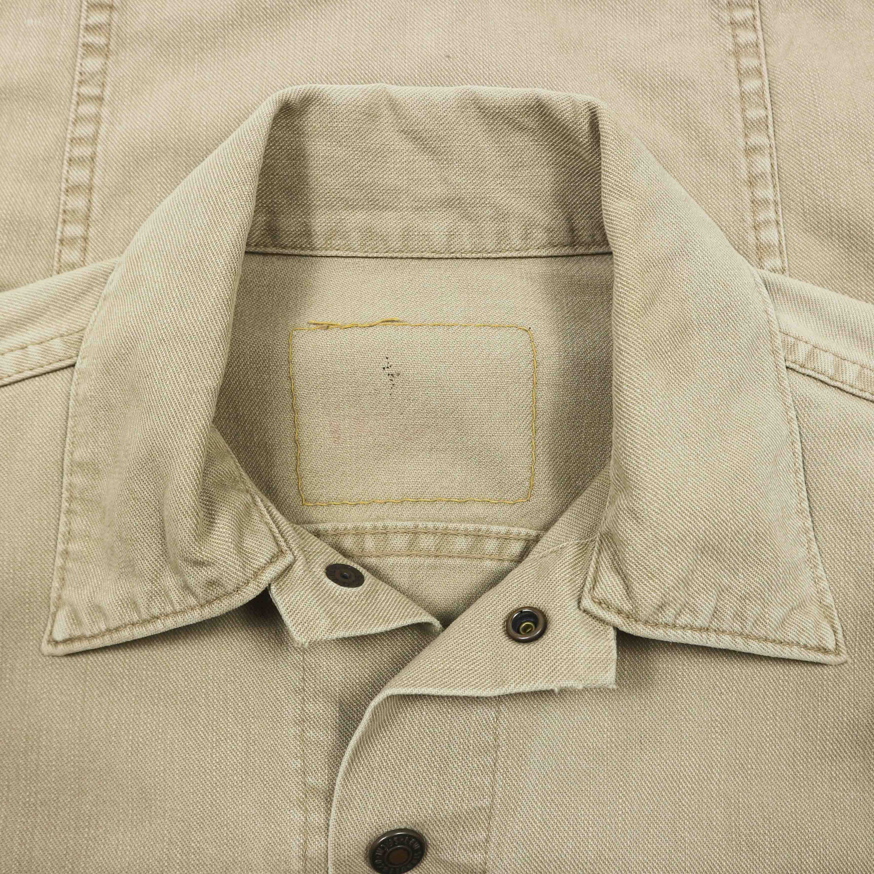 90s Levi's Japan Made Beige Denim Jacket Women Size M