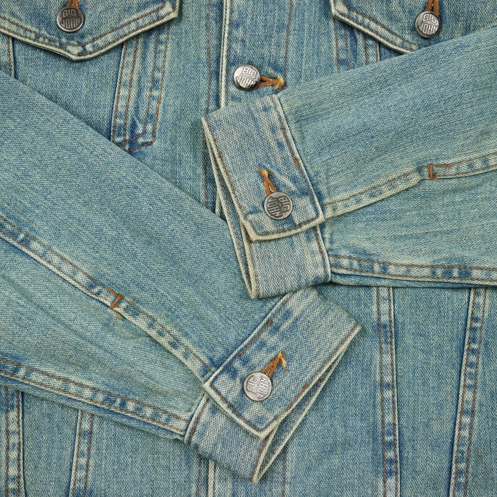 90s Big John Japan Trucker Denim Jacket Size M