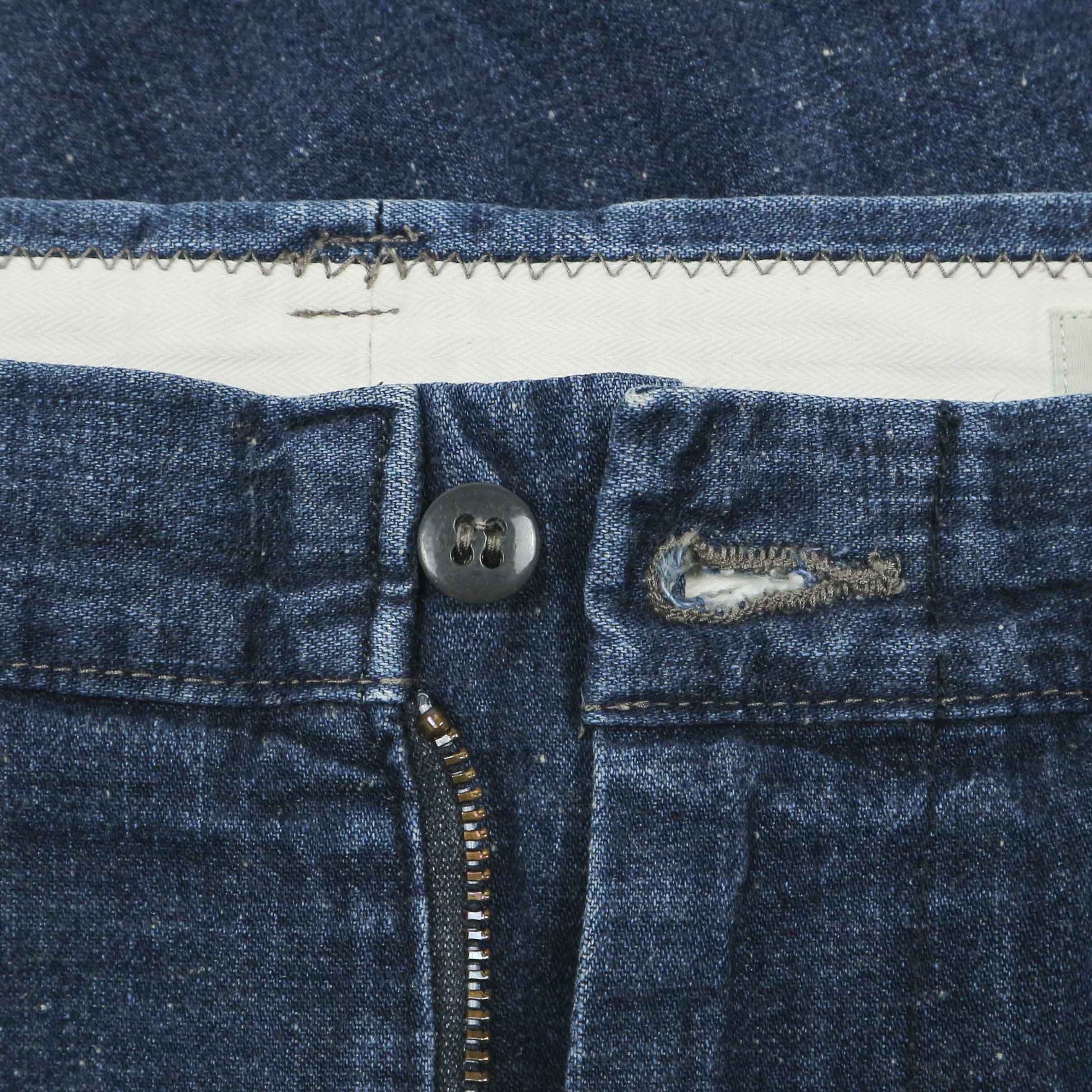 Omnigod Indigo Chambray Shorts Size 33