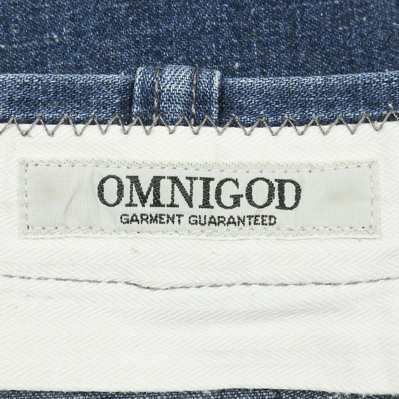 Omnigod Indigo Chambray Shorts Size 33