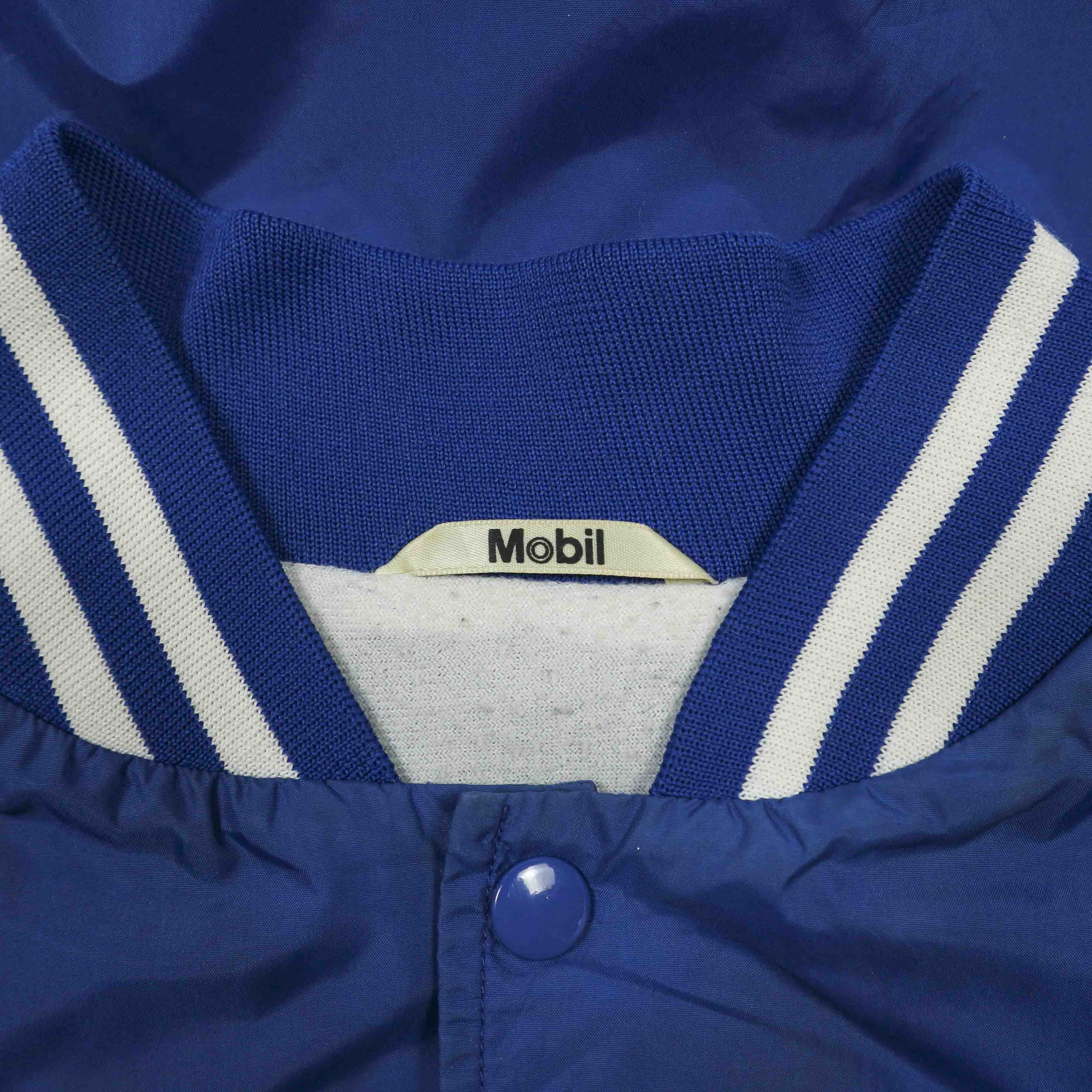 Vtg 90s Mobil Wacky Races Sport Jacket Size M