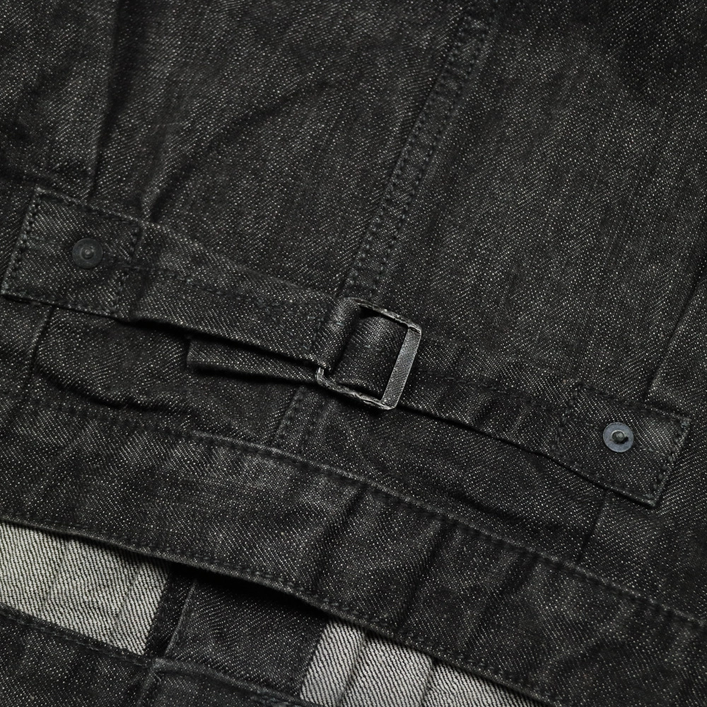 Masterpiece Japan Black Denim Jacket Size L