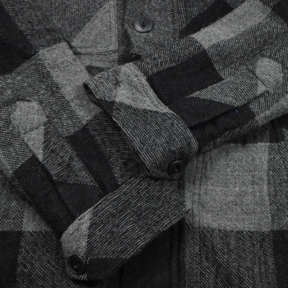 wings + horns Canada Buffalo Check Wool Jacket Size S