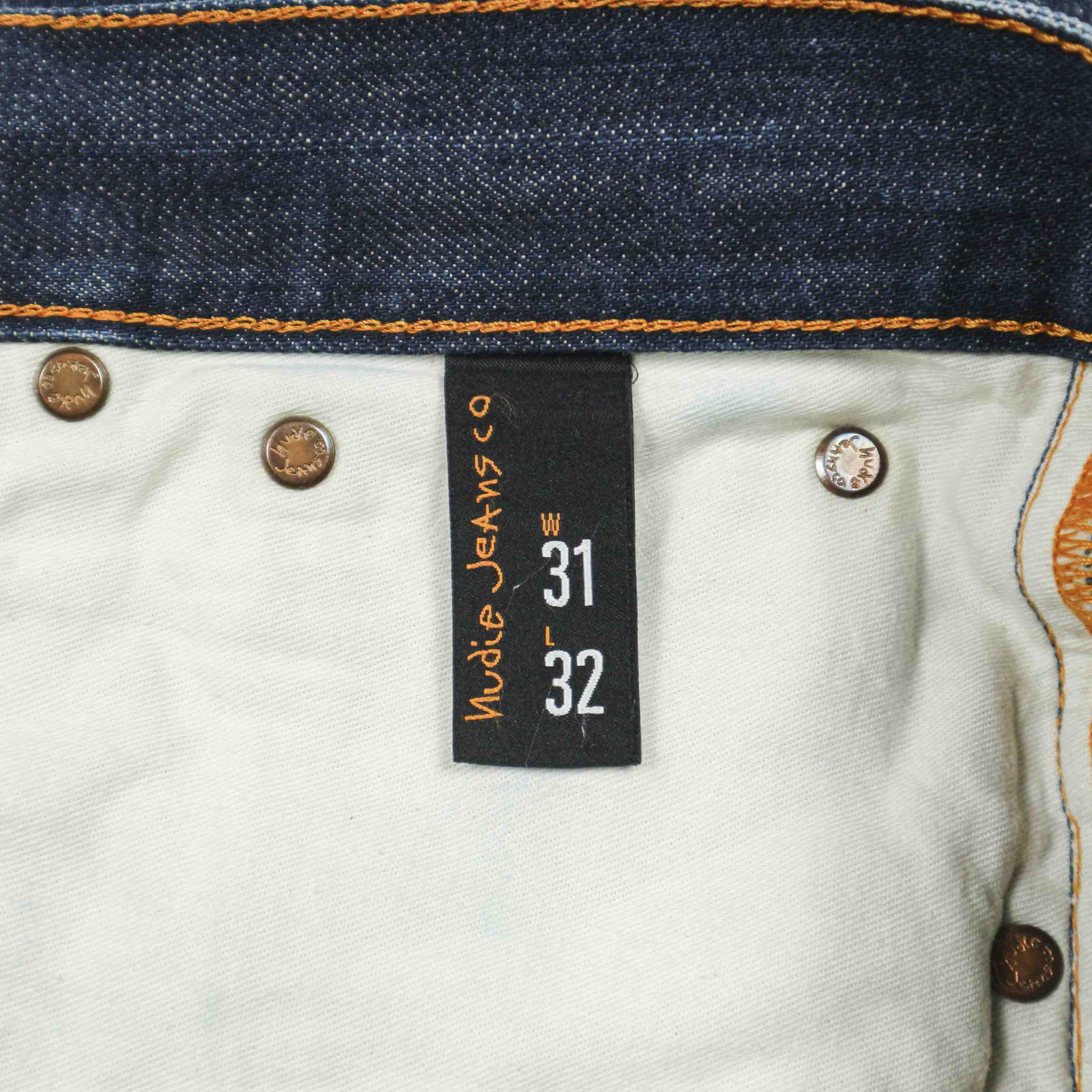 Nudie Jeans Thin Finn Selvedge Denim Jeans Size 30