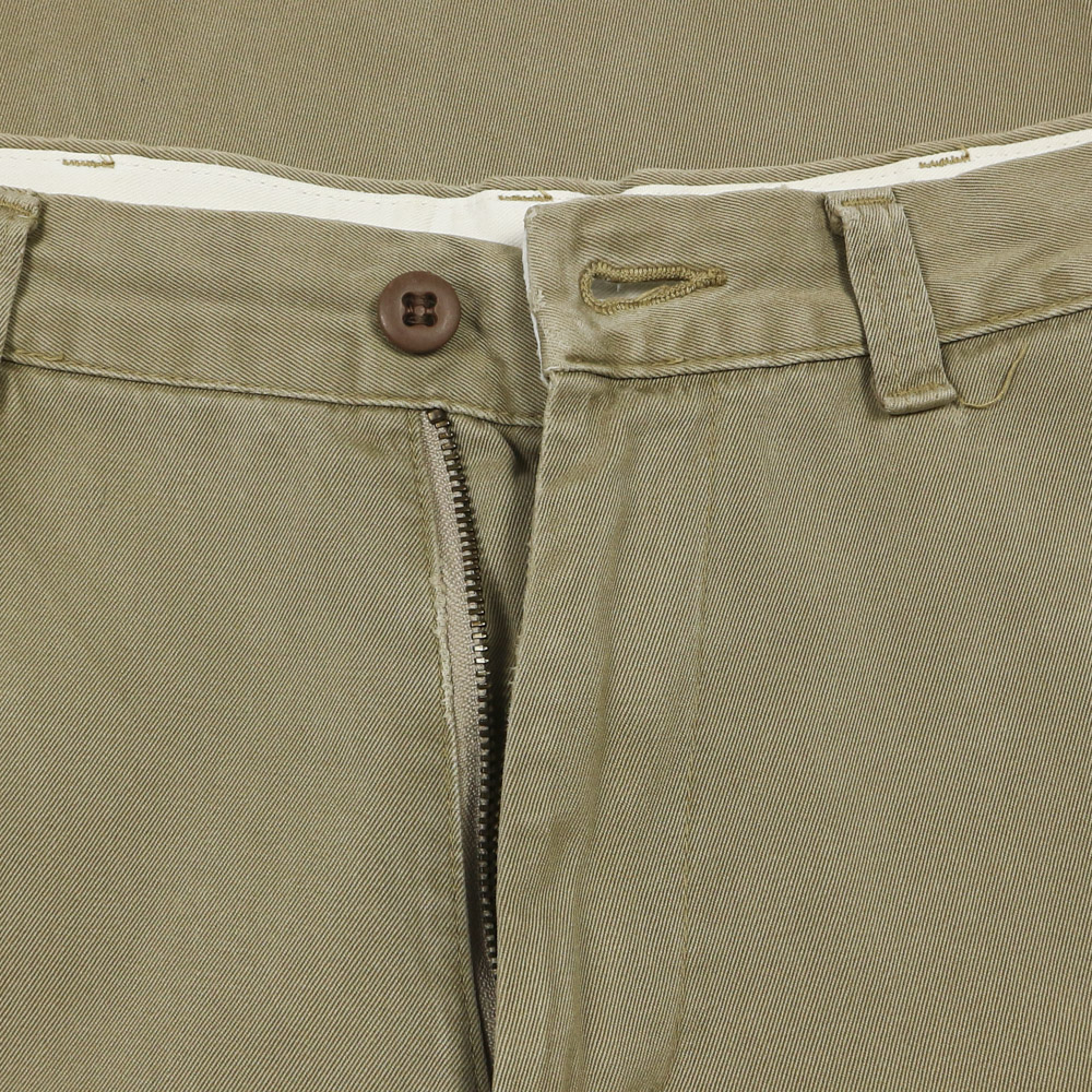 Schott Made in JP Wide Fit Khaki Trousers Size 33