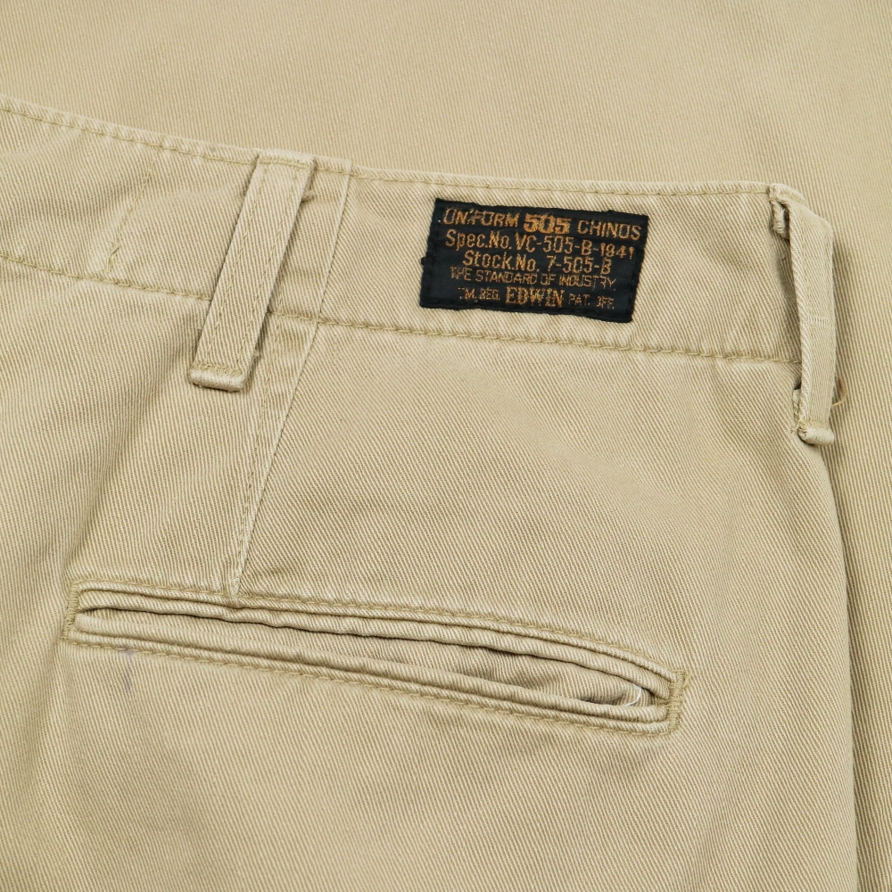 90s Edwin Military Khaki Pants Wide Leg Size 32