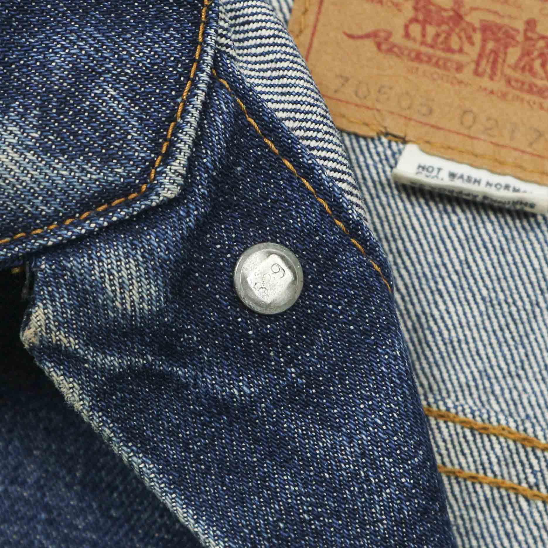 Vintage 70s Levi's USA Type 3 Denim Jacket Size L
