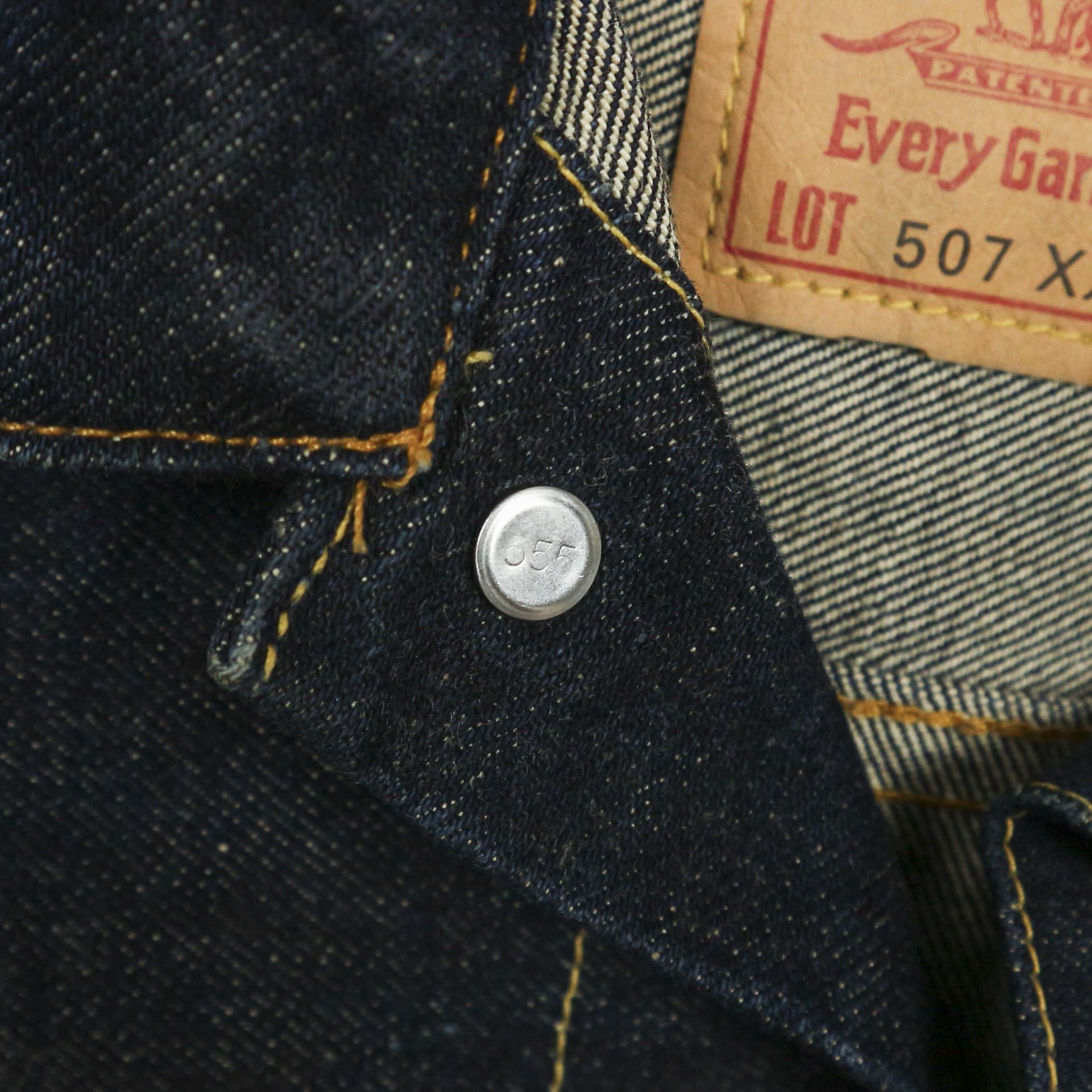 90s LEVI'S 507XX Valencia 555 Type 2 Denim Jacket Size XL
