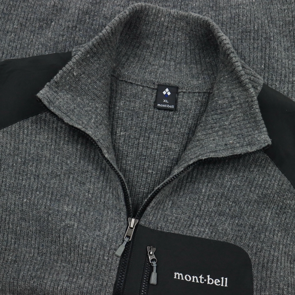 mont-bell Outdoor Wool Knit Jacket Size XL