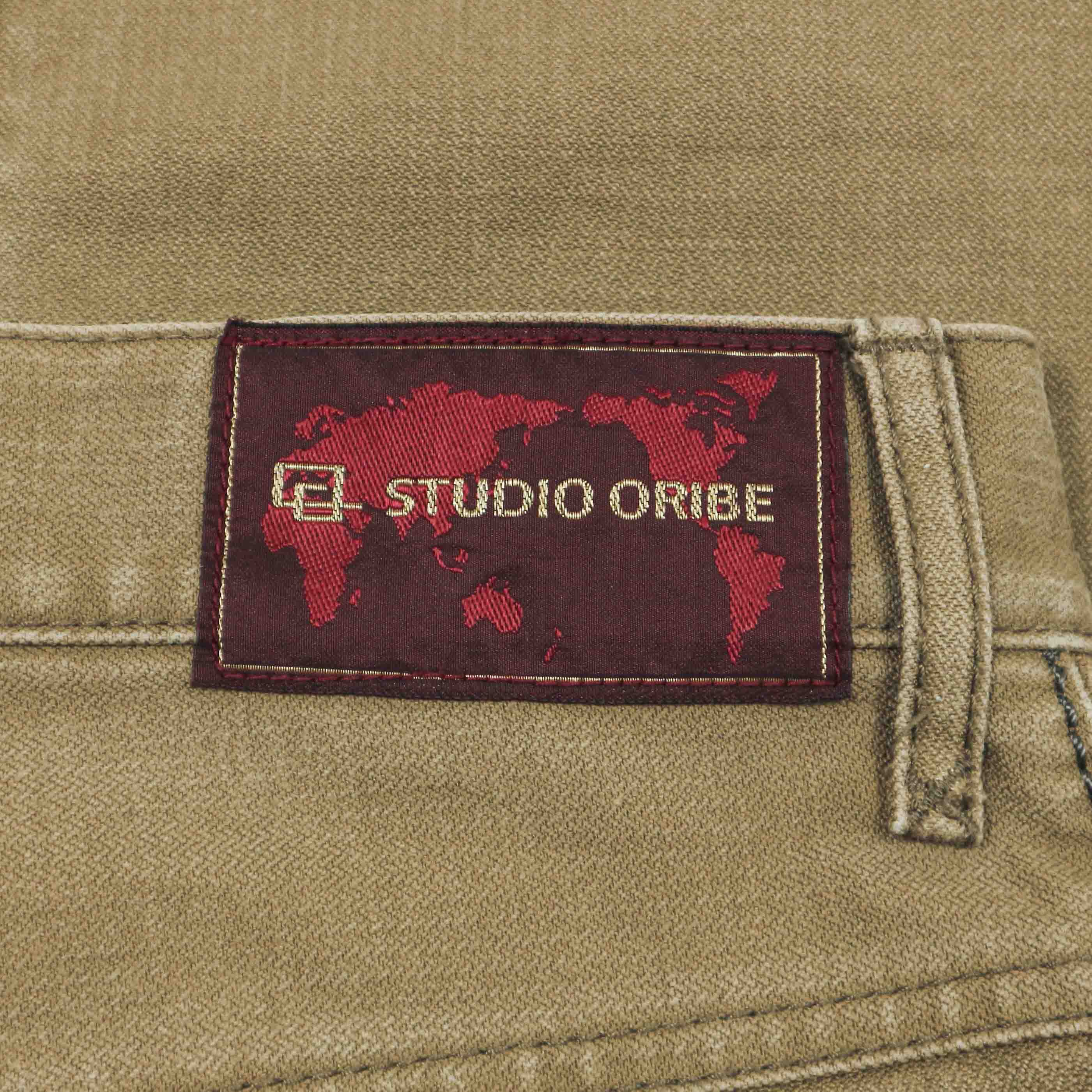 Studio Oribe x Ships Japan Olive Herringbone Pants Size 32