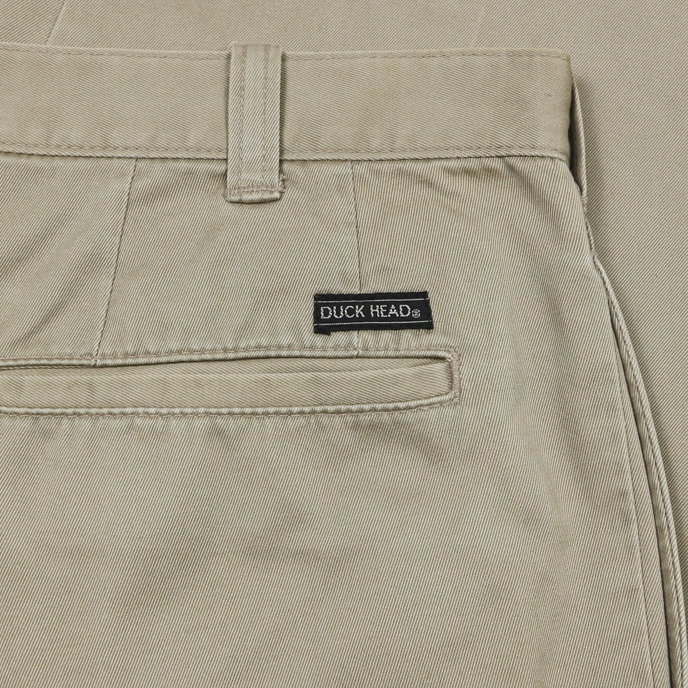 Duck Head Classic Pleated Khaki Trousers Size 33