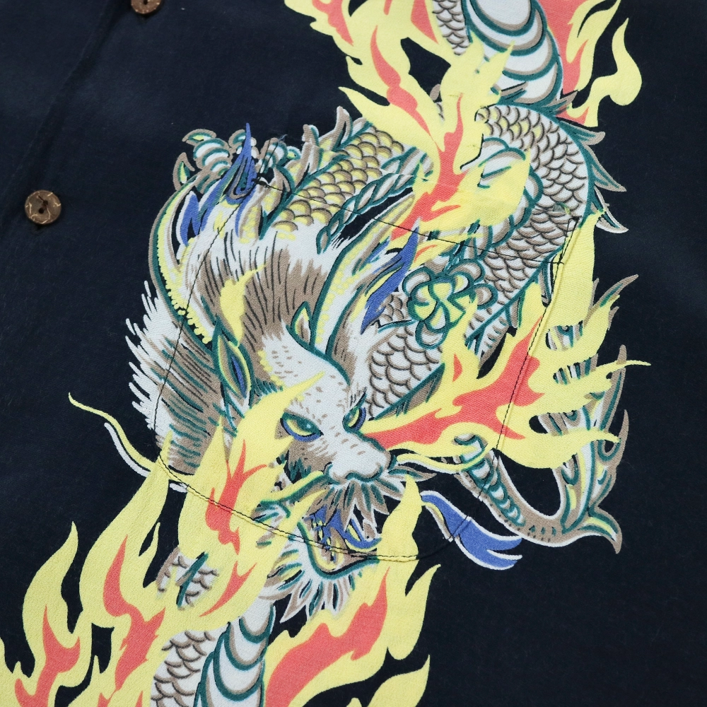 Jungle Storm Japan Hawaiian Shirt Size L