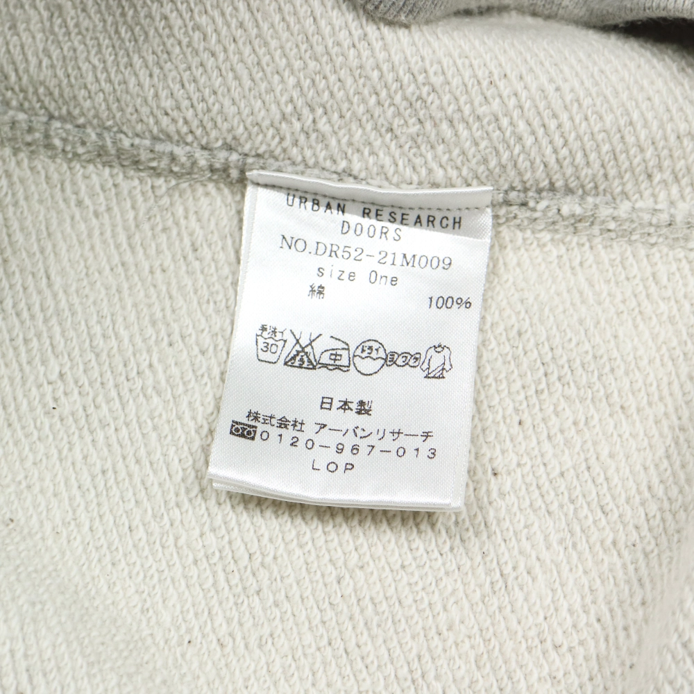 Urban Research Doors Heavy Sweatshirt Women Size S