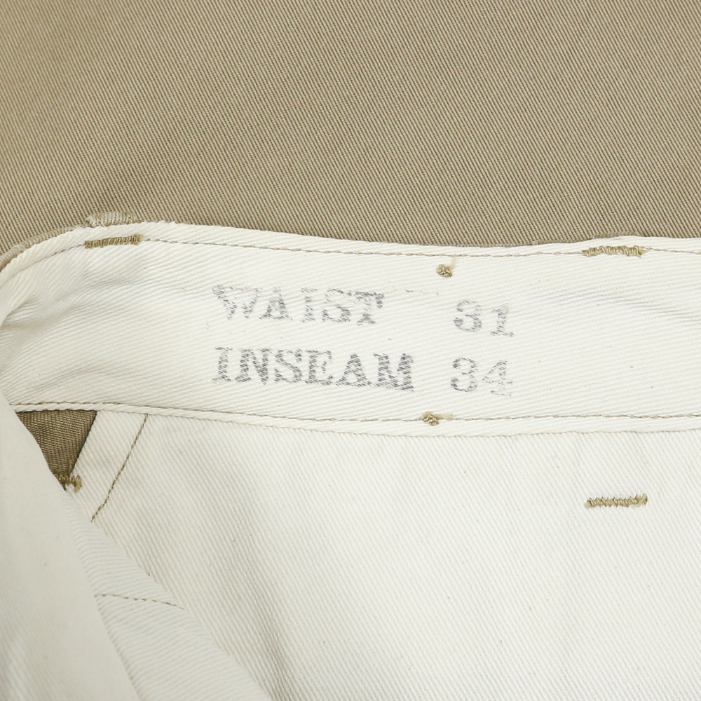 Buzz Rickson’s Type Military Khaki Trousers Size 30