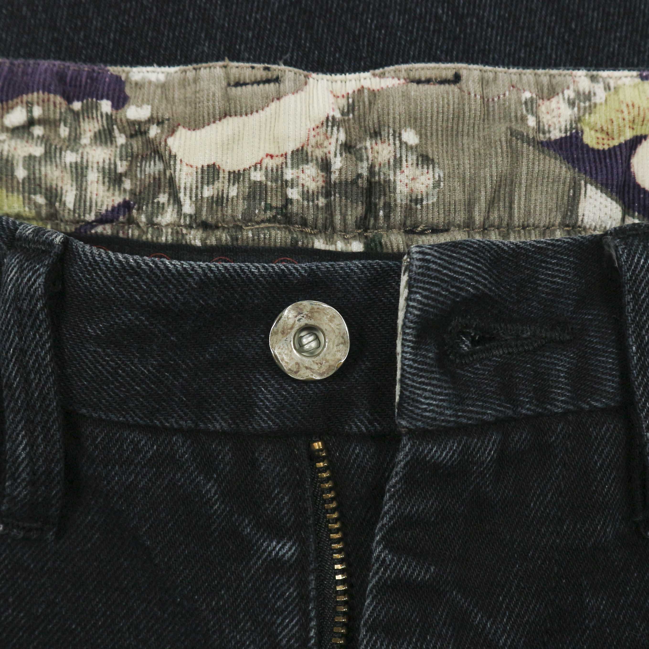 Koromo Japan Black Denim Trousers Size 34
