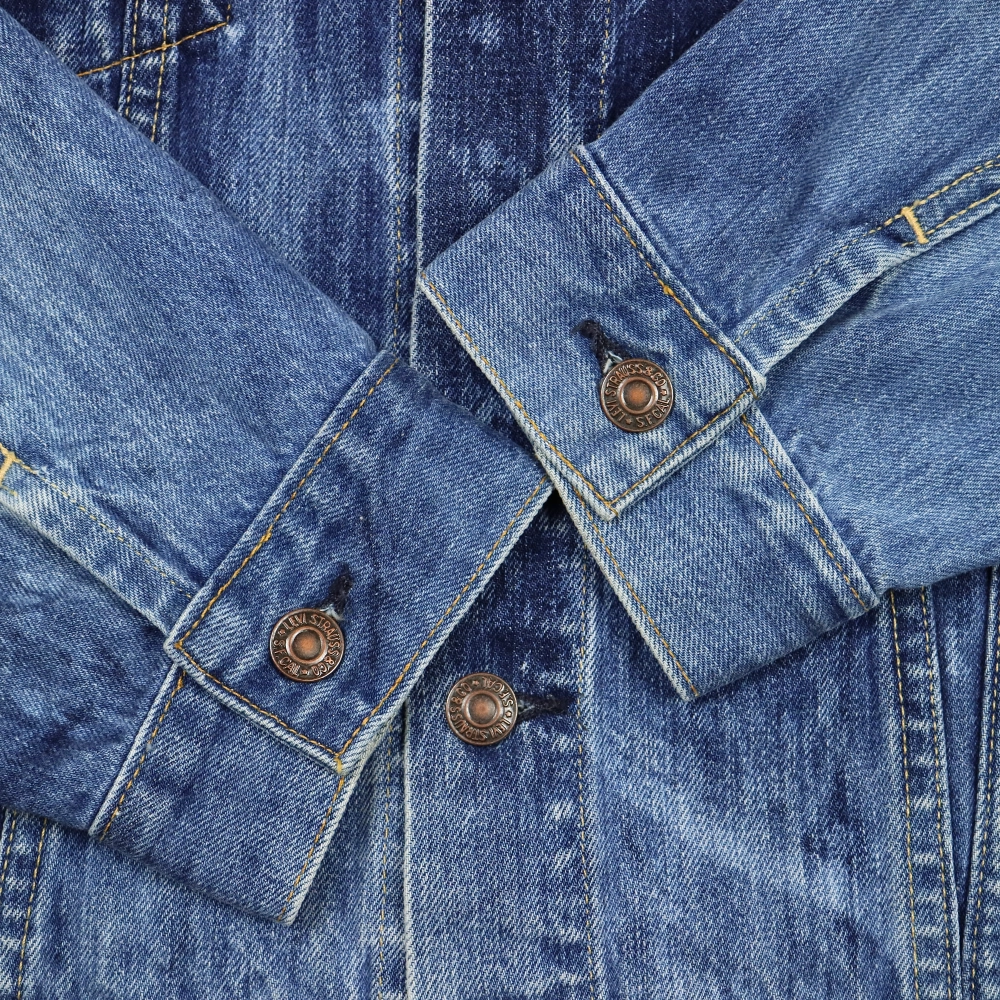 90s LEVI'S 557XX Valencia Type 3 Denim Jacket Size 44 / XL