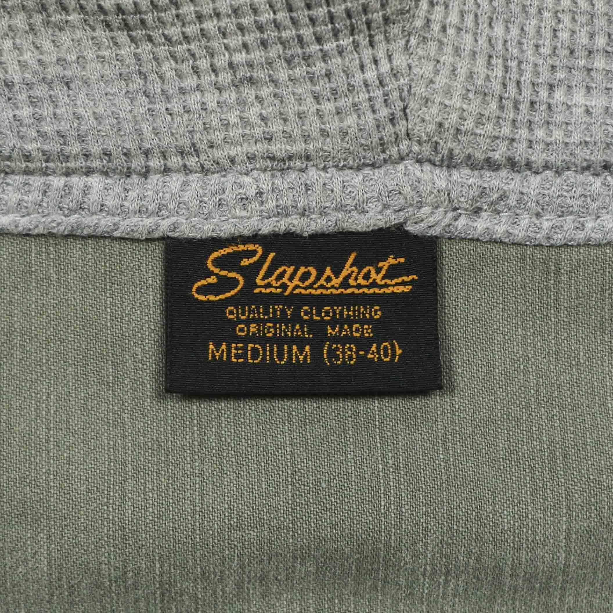 Slapshot Japan Made Olive Sateen Hooded Jacket Size M