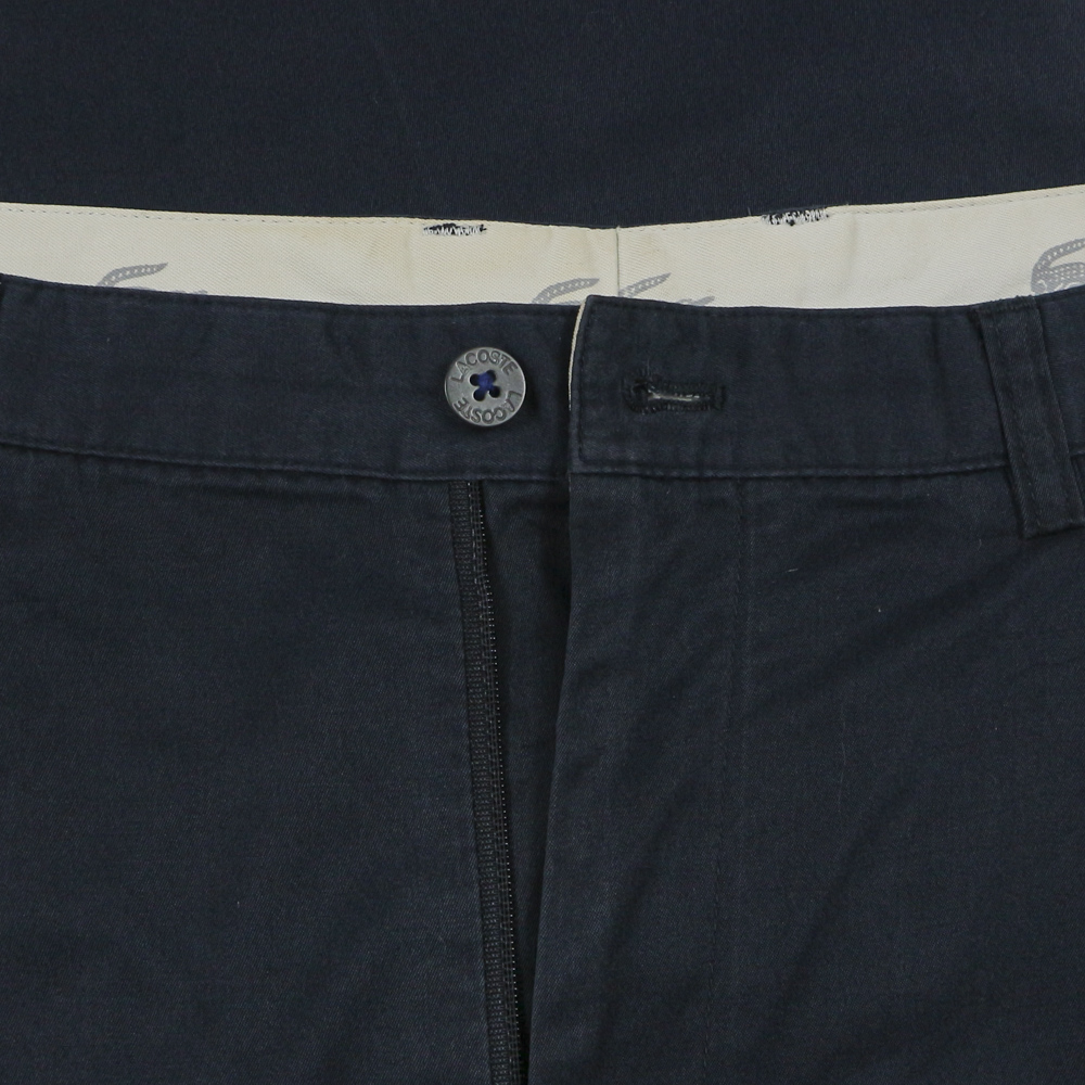 Lacoste Navy Pleated Trousers Size 31