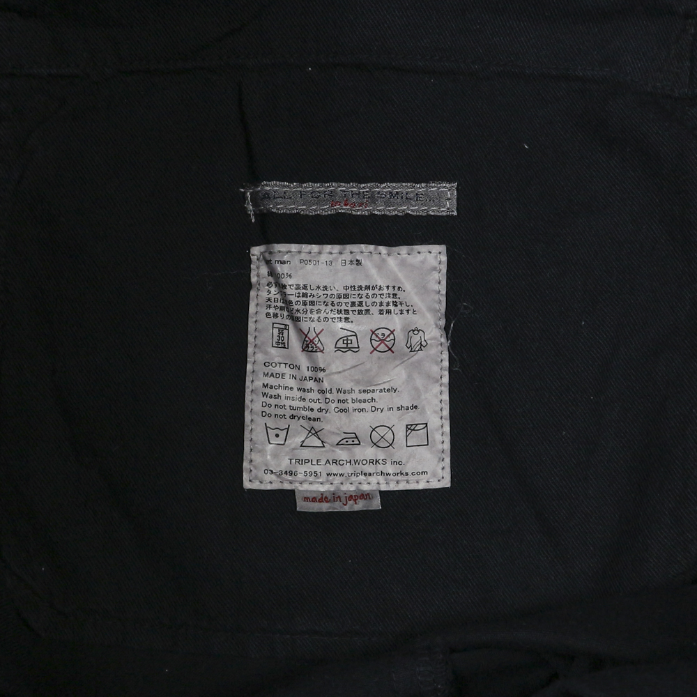 Ones Stroke Made in JP Cropped Fit Trousers Size 29