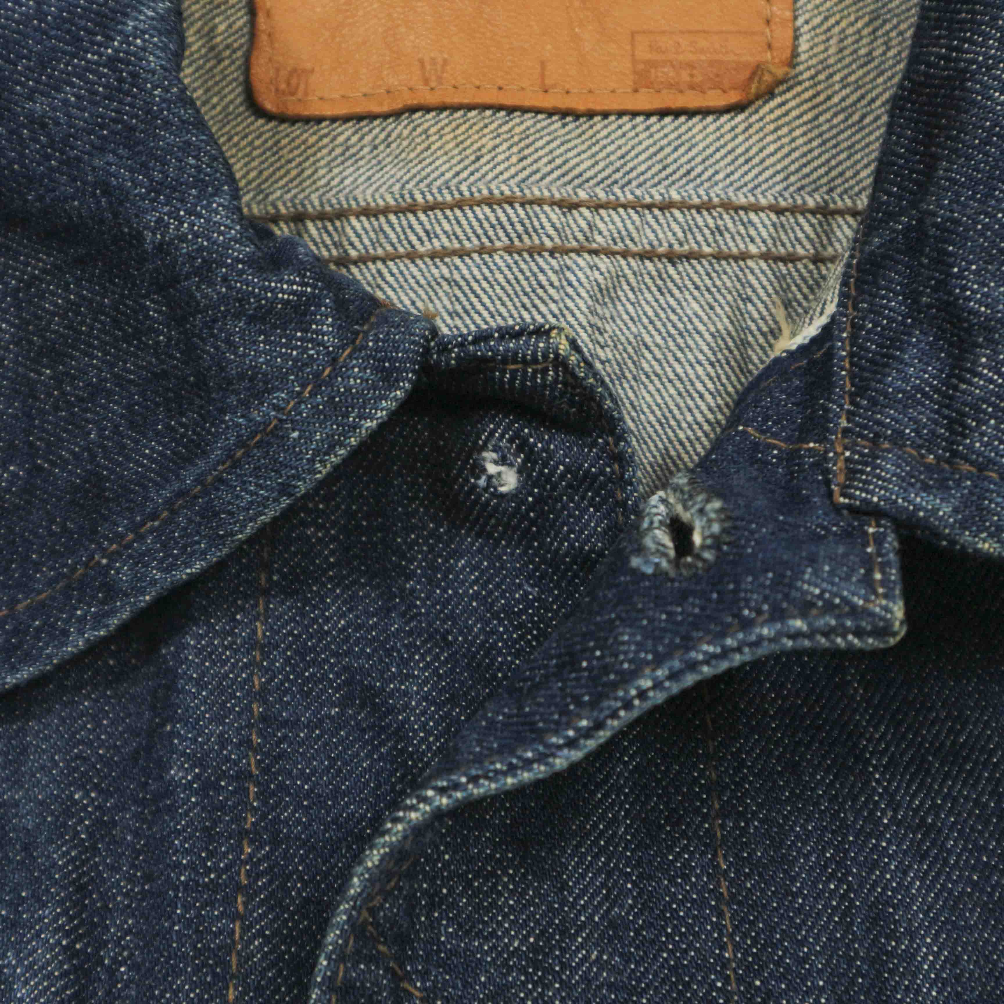 Red Ear by Paul Smith Sleeve-cutted Selvedge Denim Jacket Size M