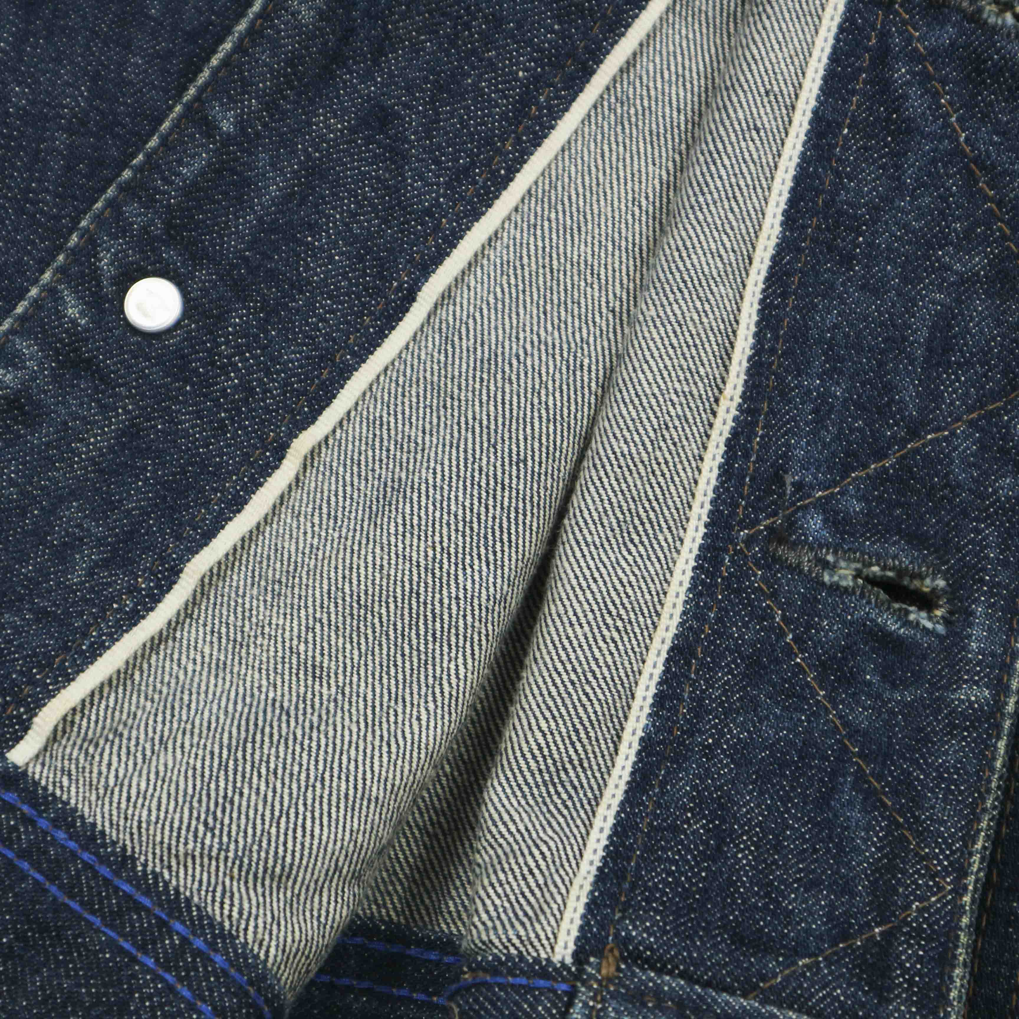 Red Ear by Paul Smith Sleeve-cutted Selvedge Denim Jacket Size M