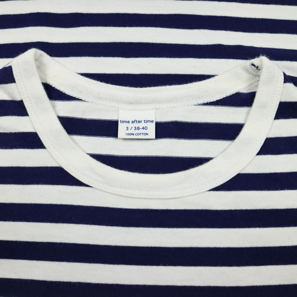 time after time Stripe Tee Shirt Size M