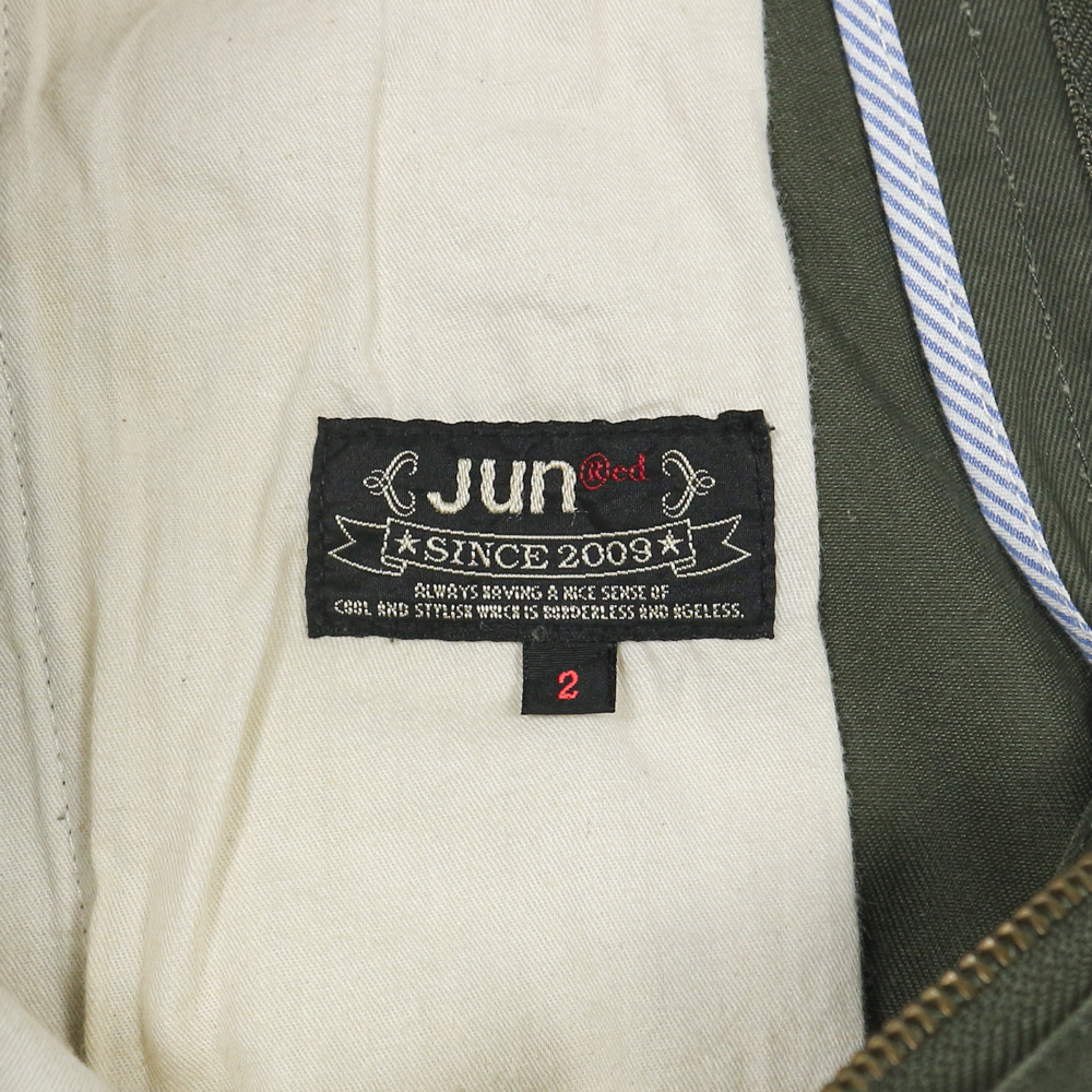 Jun Red Cotton Twill Work Trousers Size 32