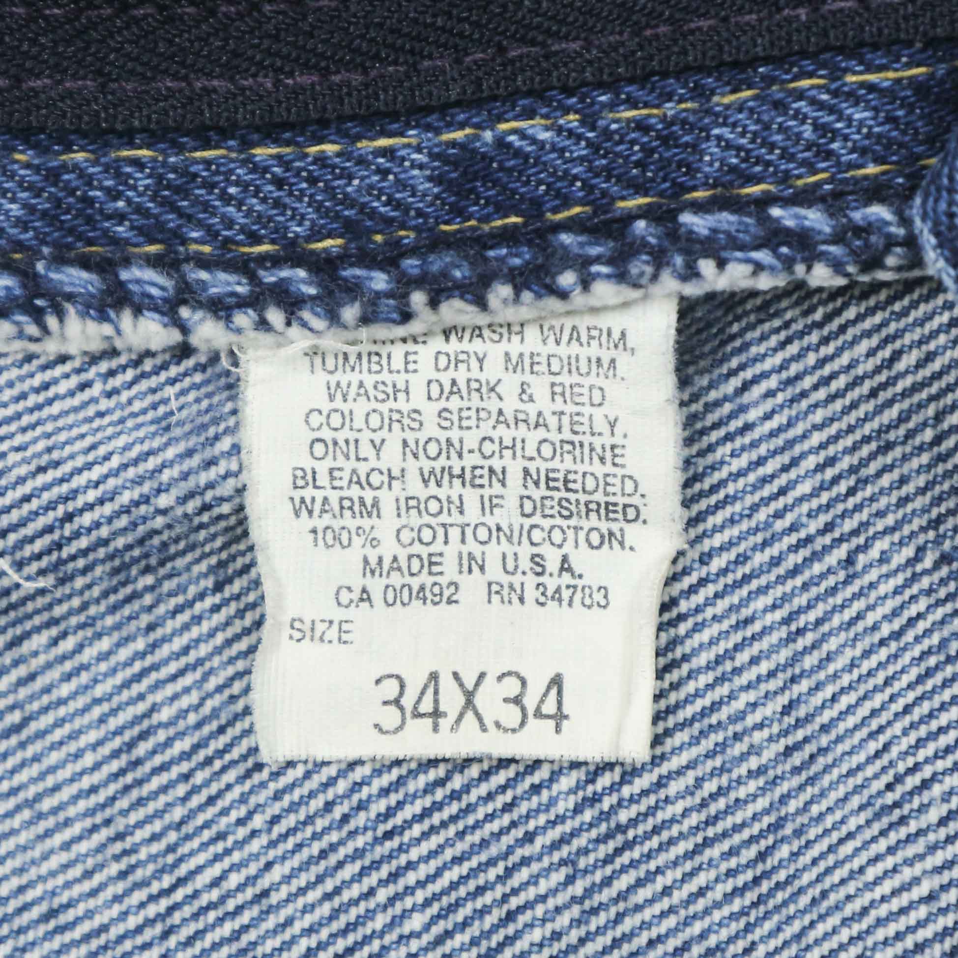 Vtg 80s Lee Riders USA Denim Jeans Size 32