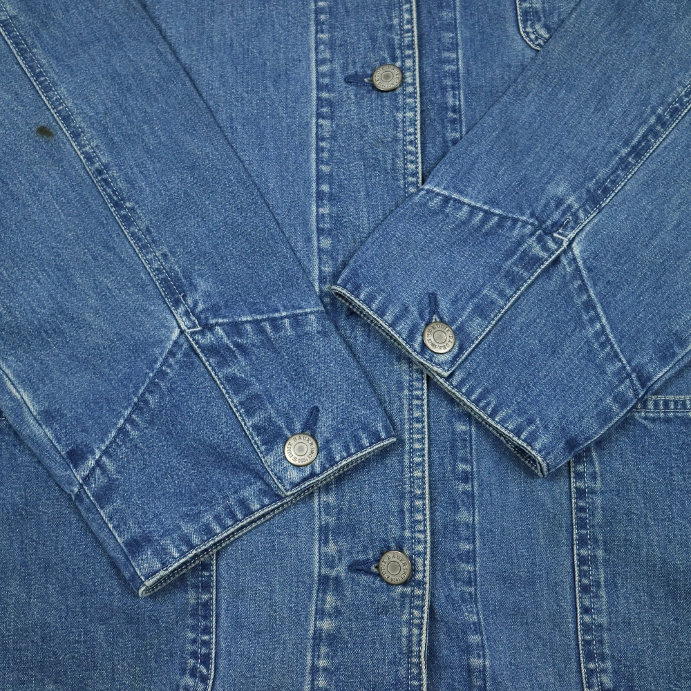 2000s Eddie Bauer Denim Chore Jacket Women Size L