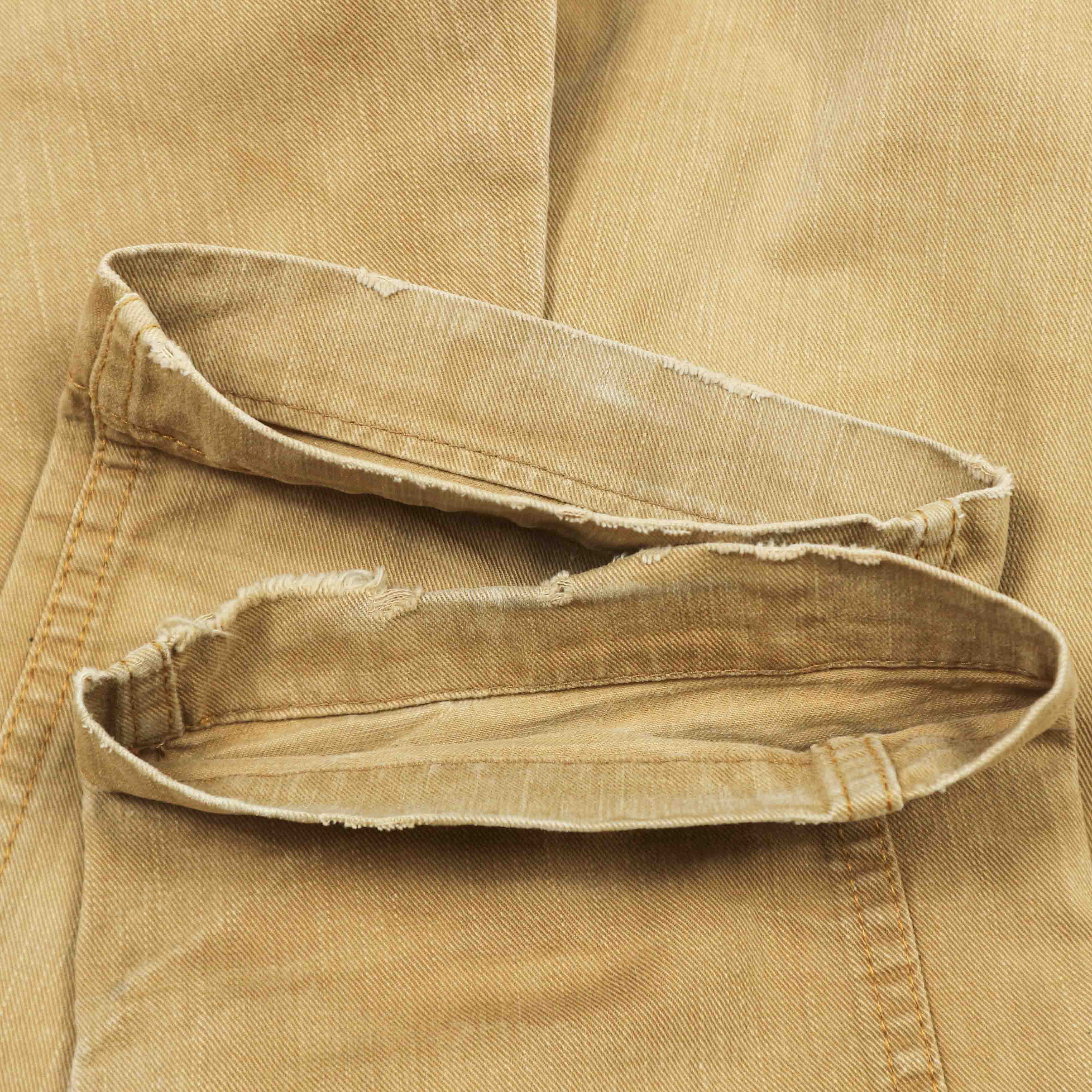 1129D&Co Made in Japan Brown Denim Pants Size 28