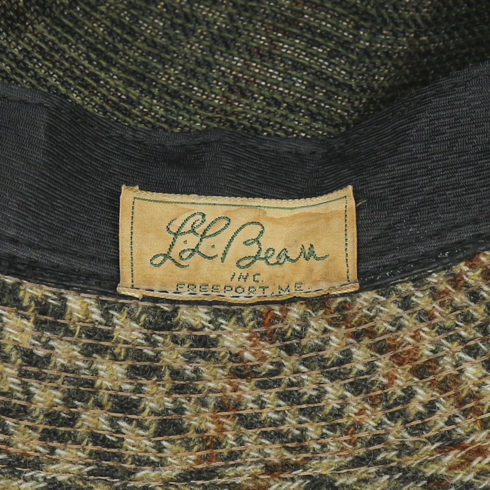 Vintage 60s L.L.Bean Wool Tweed Men Hat