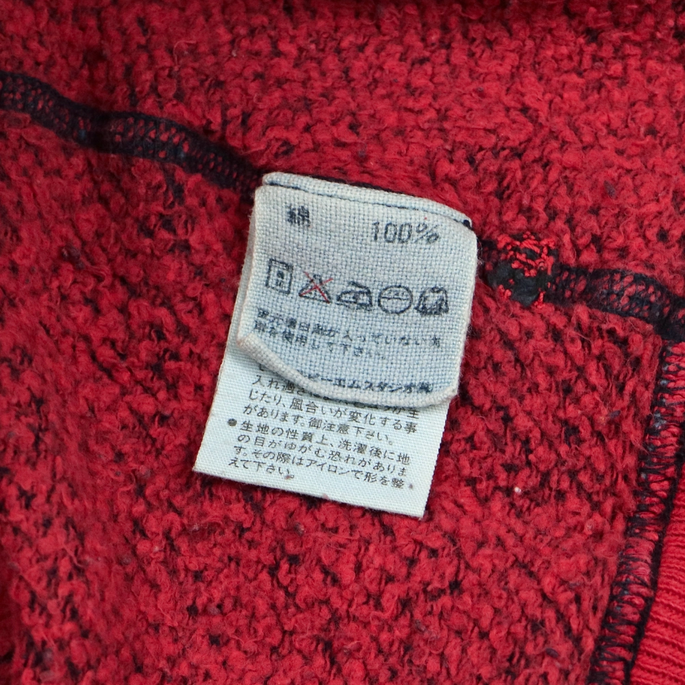 45rpm 45R Japan Half Zip Indigo Sweatshirt Size M