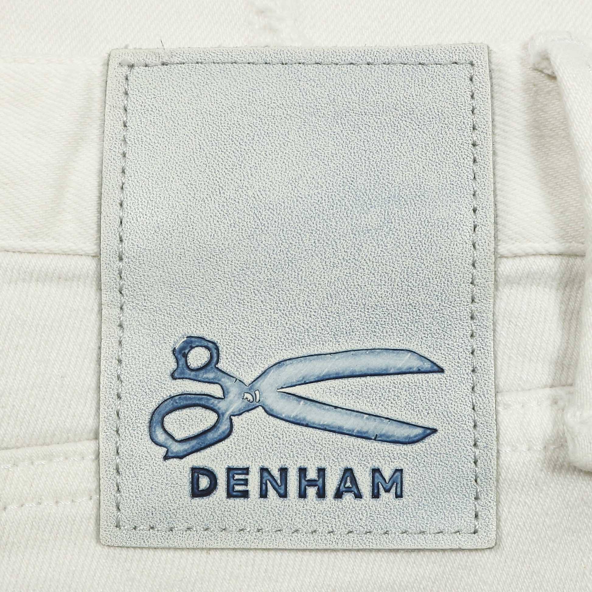 Denham Razor Slim White Denim Jeans Size 29