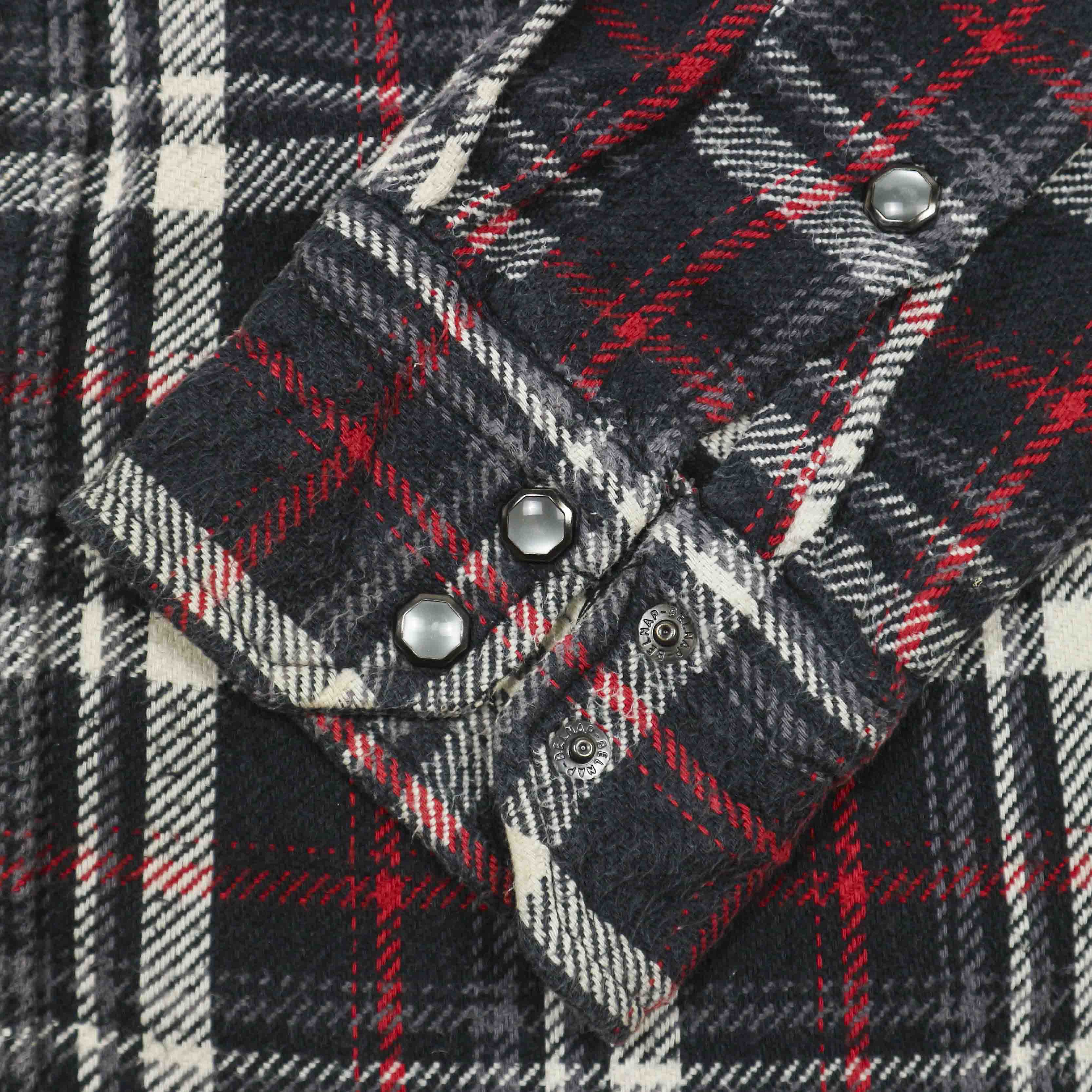 Lee Japan Sportwear Label Flannel Western Shirt Size L