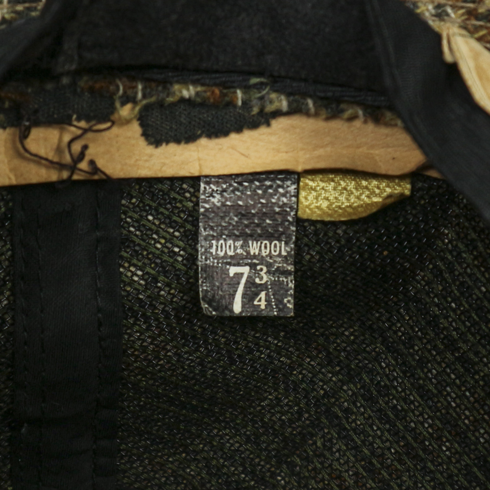 Vintage 60s L.L.Bean Wool Tweed Men Hat