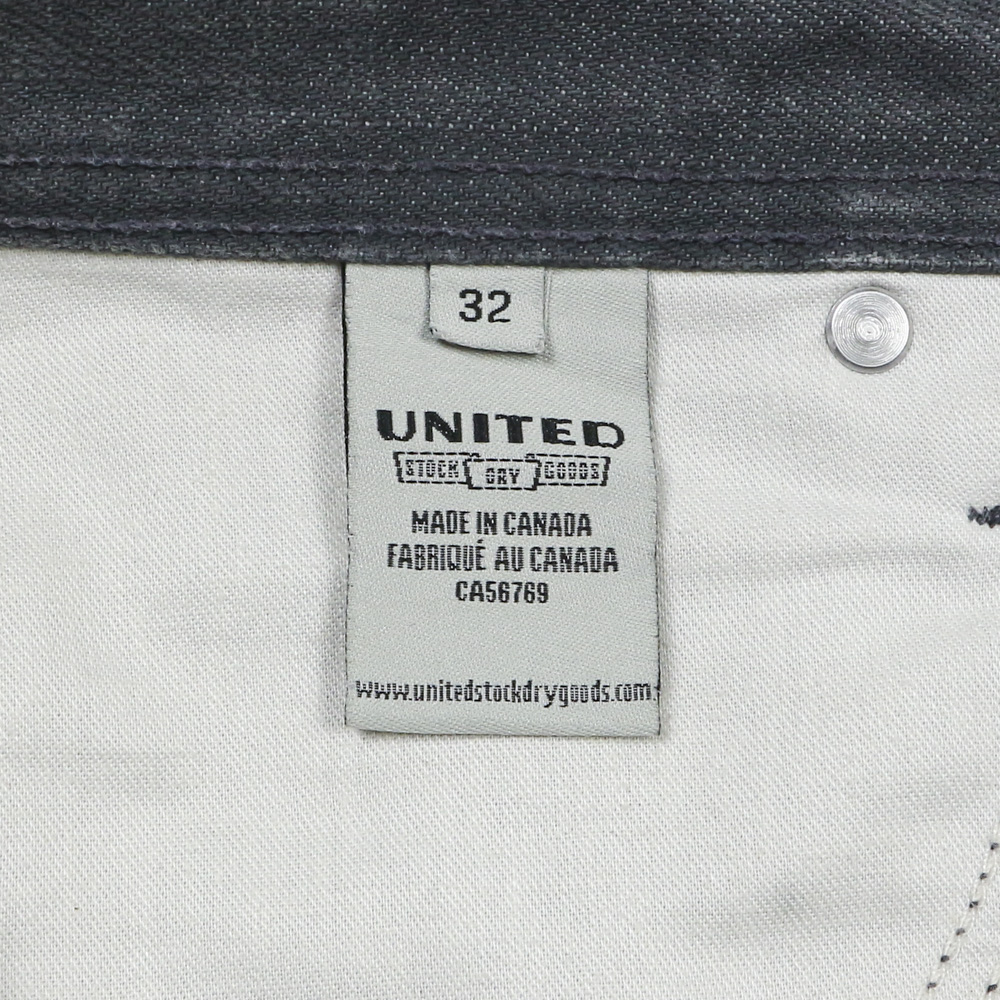 United Stock Dry Goods Selvedge Denim Slim Jeans Size 32
